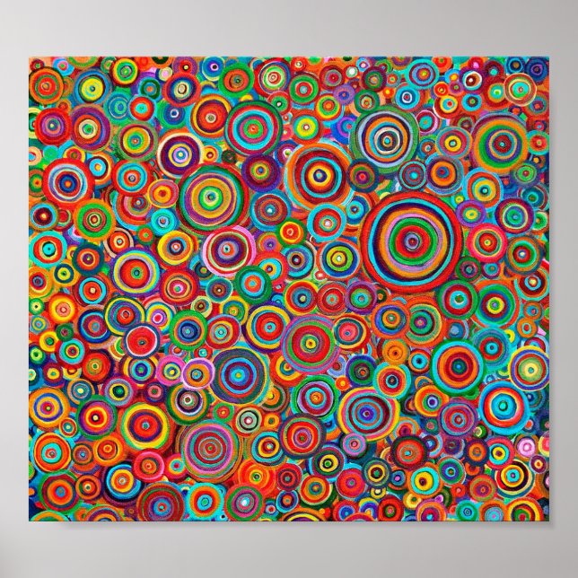 Poster - Psychedelic Art Circles (Front)