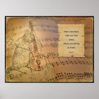 Poster put gedicht Rumi