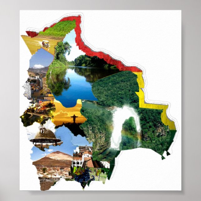 Poster recuerdo de Bolivia (Front)
