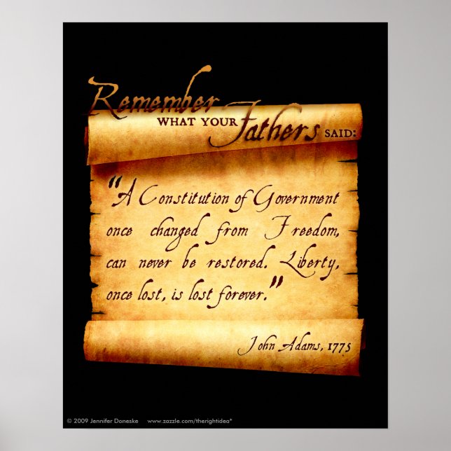 Poster - Remember What Your Fathers Said (Front)