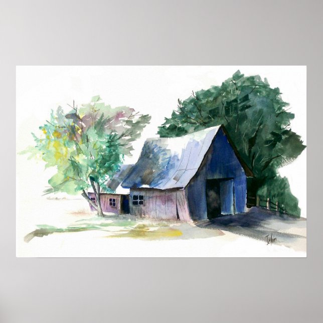 Poster - Rural Barn (Front)