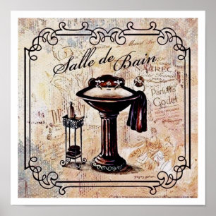 POSTER “SALLE OF BAIN "