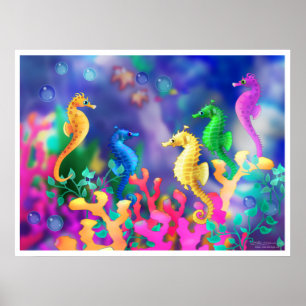 poster_seahorses poster