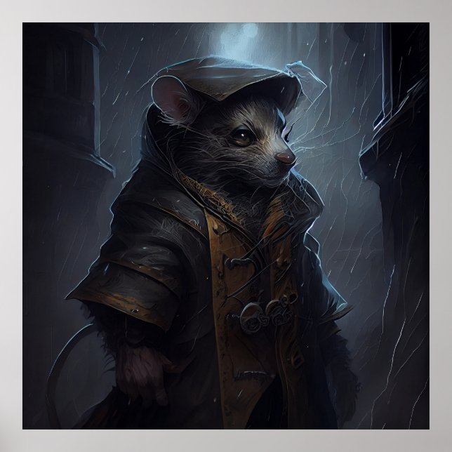 Poster sewer rat (Front)