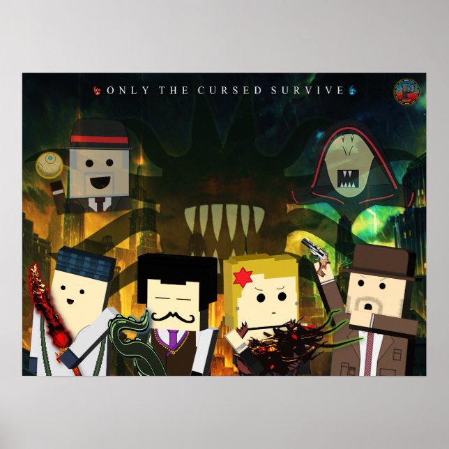 Poster Shadows of Evil 8-Bits (Great) (Front)