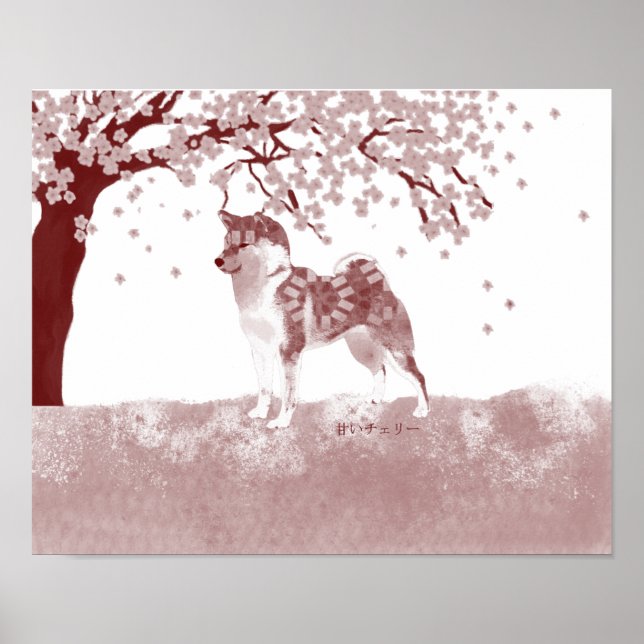 Poster Shiba inu tinta china (Front)