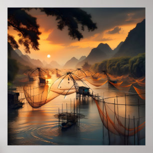 Poster Silence on the waters of Vietnam –