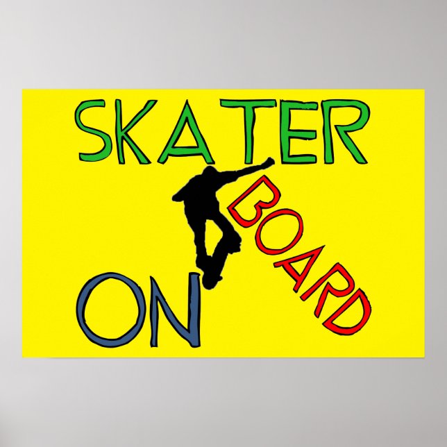 Poster -  Skater On Board (Front)