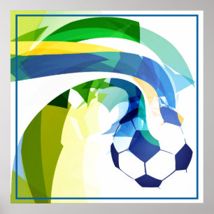 Poster-Soccer  24" x 24" Poster