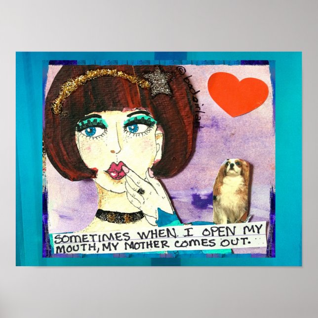 POSTER-SOMETIMES WHEN I OPEN MY MOUTH POSTER (Front)