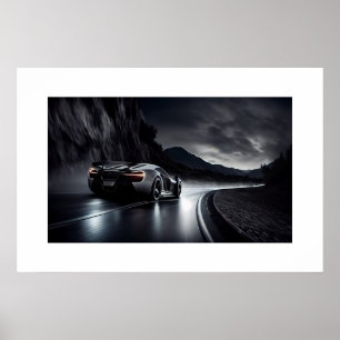 Poster Sports Car