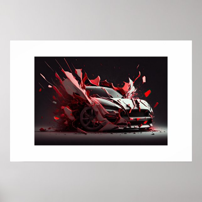 Poster Sports Car (Front)