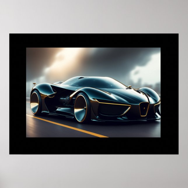 Poster Sports Car (Front)