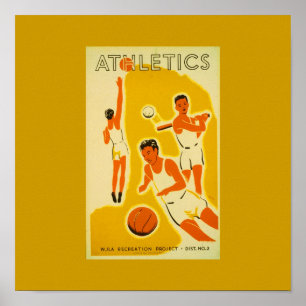 Poster-Sports/Games-Vintage Sports Art 8 Poster