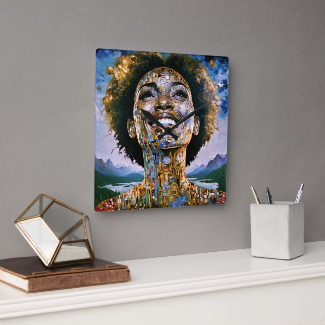 Poster Square Wall Clock (Office)