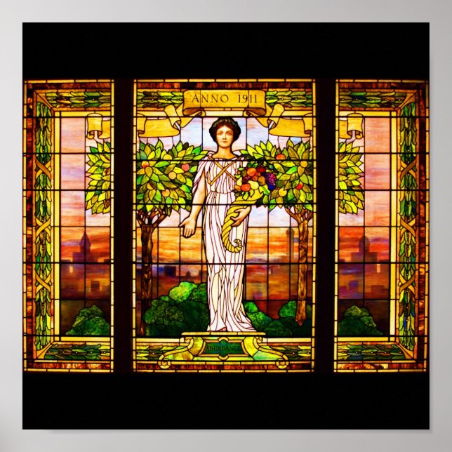 Poster-Stained Glass-Tiffany 9 Poster (Front)