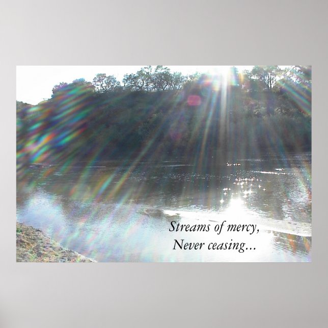 Poster: Streams of mercy never ceasing. Poster (Front)
