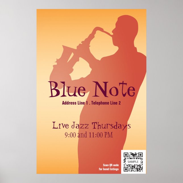 Poster Template Event Jazz Band (Front)