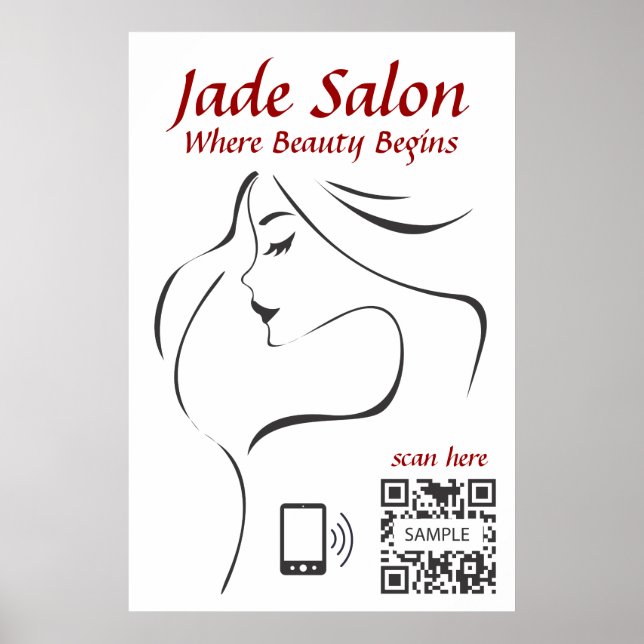 Poster Template Hair Salon (Front)