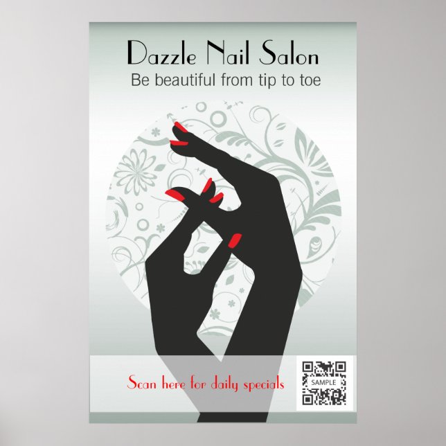 Poster Template Nail Salon (Front)