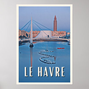 Poster The Vintage Photo Havre