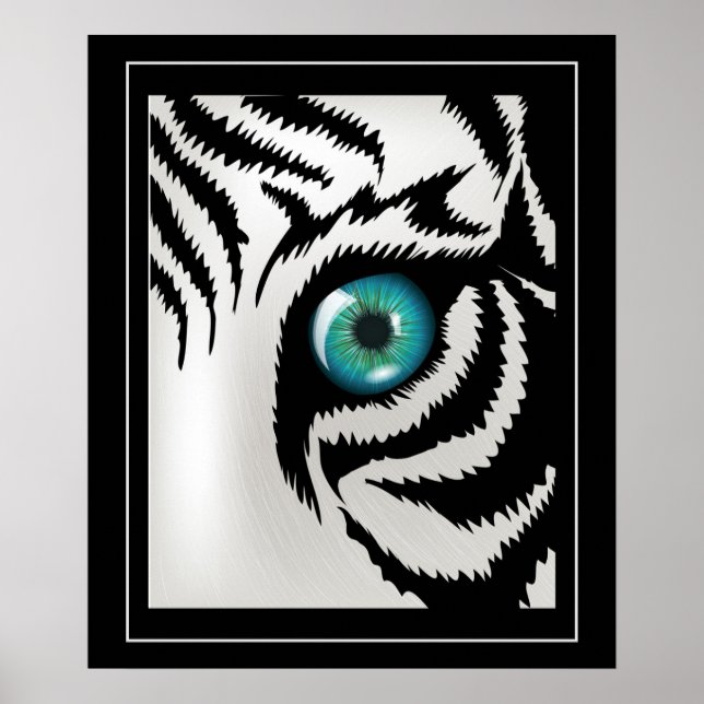 Poster-Tiger  20" x 24" Poster (Front)