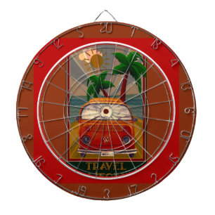 Poster:Travel California Dartboard