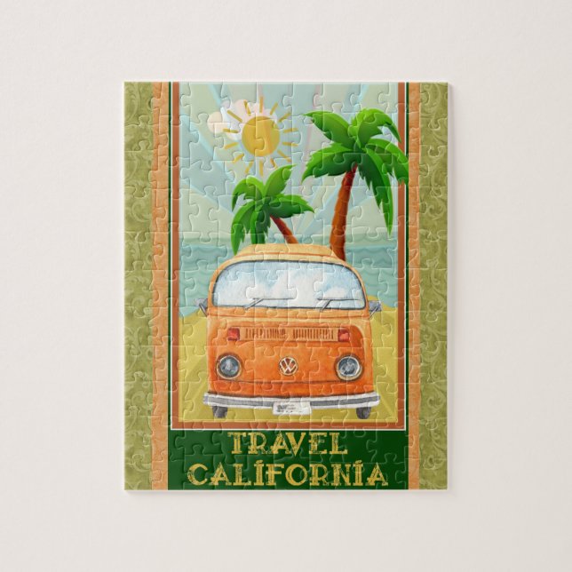 Poster:Travel California Puzzle (Vertical)