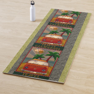 Poster:Travel California Yoga Mat