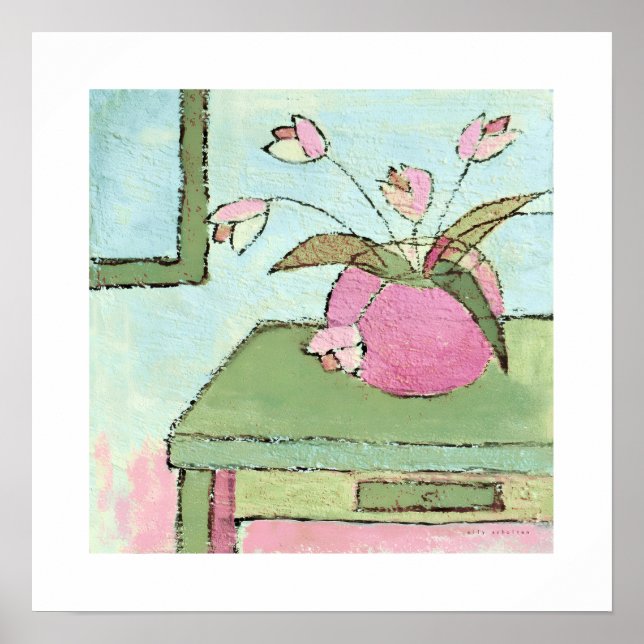 poster tulips on table (Front)