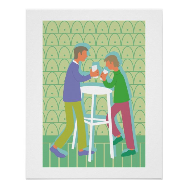 poster two men talking (Front)