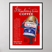 Poster Vintage Advertisement 1919 Coffee