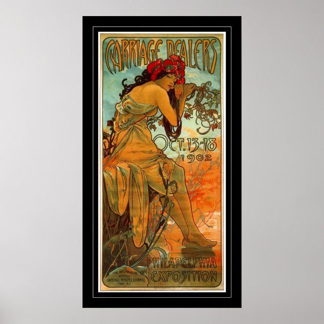 Poster Vintage Art Alphonse Mucha (Front)