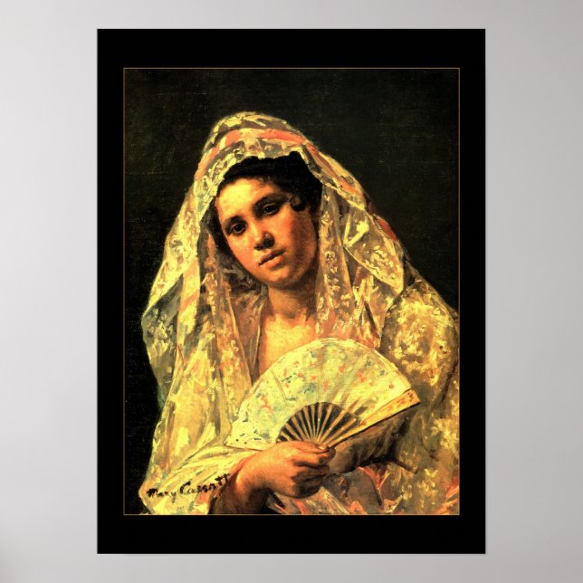 Poster Vintage Art Spanish Woman (Front)