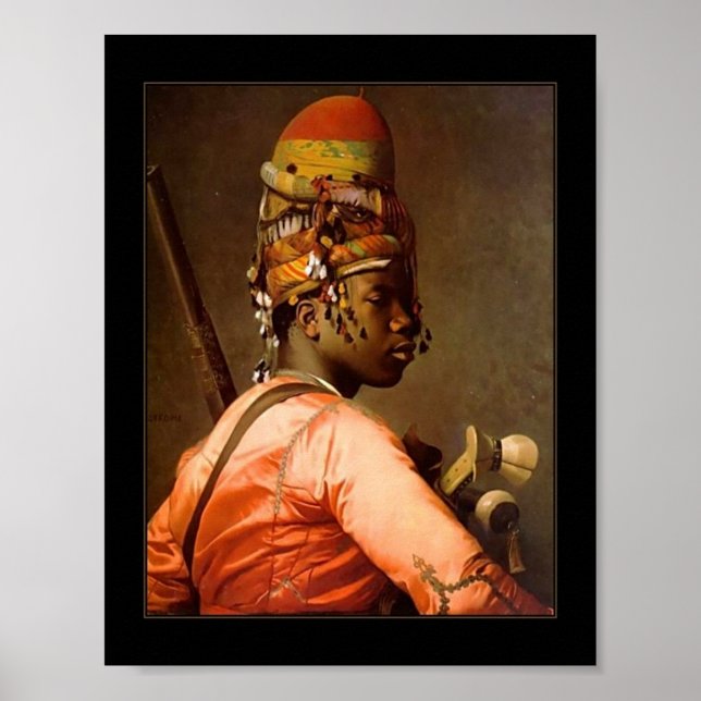 Poster Vintage Bashi Bazouk 1869 Jean-Léon Gérôme (Front)