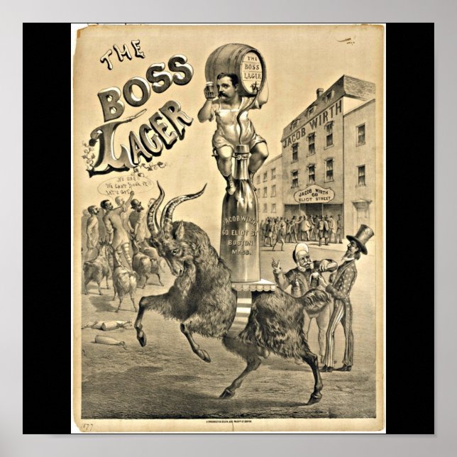 Poster-Vintage Boston Artwork-39 Poster (Front)