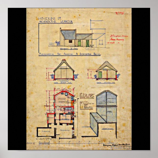 Poster-Vintage-Charles Rennie Mackintosh 15 Poster (Front)