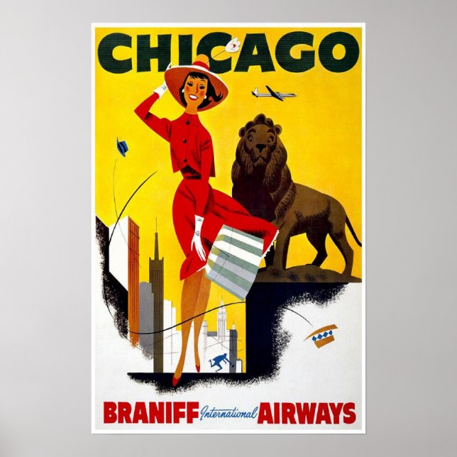 Poster-Vintage Chicago Advertisement Poster (Front)