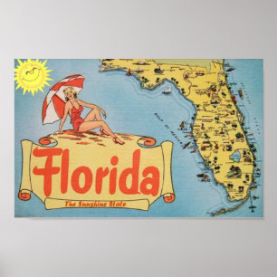 poster-vintage Florida Poster