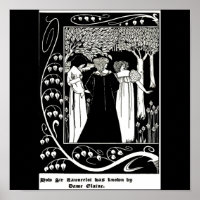 Poster-Vintage Illustration-Aubrey Beardsley 5