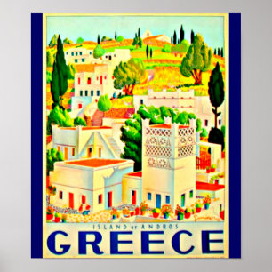Poster-Vintage Travel Art-Greece 6 Poster