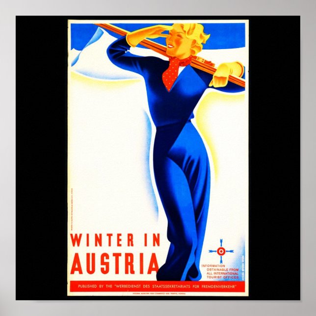 Poster-Vintage Travel-Austria Poster (Front)