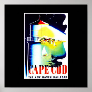 Poster-Vintage Travel-Cape Cod Poster