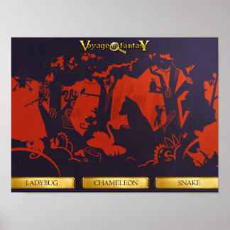Poster Voyage to Fantasy - Shadow Theatre, Forest