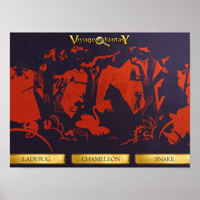 Poster Voyage to Fantasy - Shadow Theatre, Forest (Front)