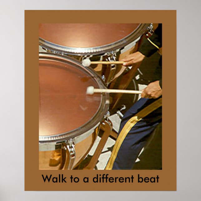 Poster - Walk to a different beat (Front)