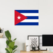 Poster with Flag of Cuba (Home Office)