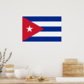 Poster with Flag of Cuba (Kitchen)