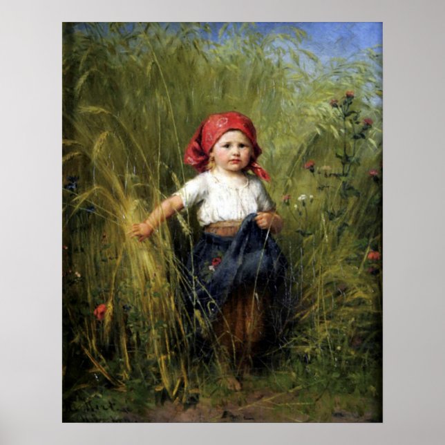 Poster With Heinrich Hirt Painting (Front)