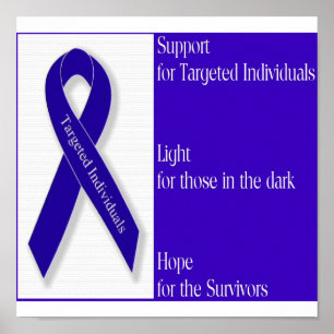 Poster with Indigo Ribbon Logo